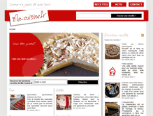 Tablet Screenshot of ma-cuisine.fr